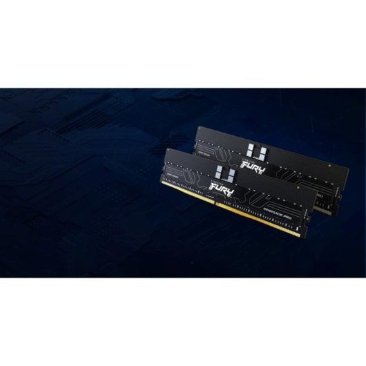 Mémoire RAM Kingston FURY Renegade Pro 256GB 8x32GB DDR5 6800MT/s CL34 ECC Reg XMP EXPO Noir