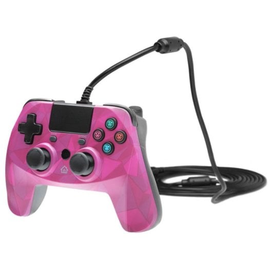 Mando Snakebyte GAME:PAD 4S Alámbrico para PS4 y PS3 Rosa Camo