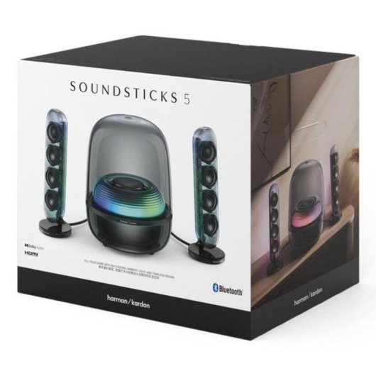Altavoces Harman Kardon 2.1 Bluetooth 190W con iluminación LED