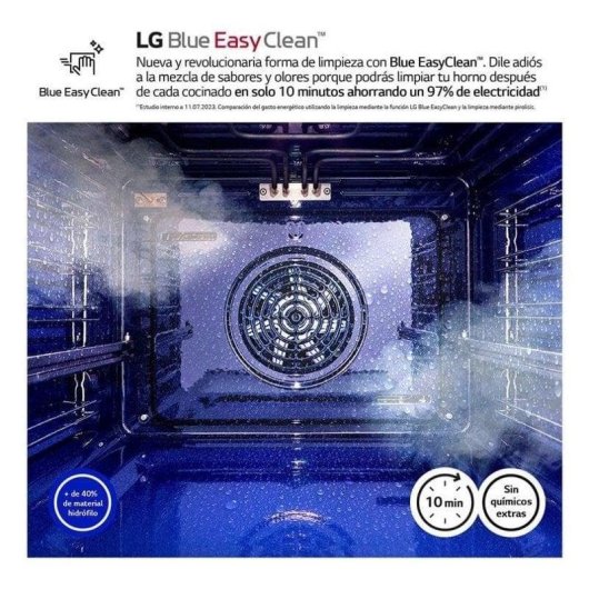 Horno Multifunción LG WS9D7651WS 76L 60cm Hidrolítico A++ con WiFi Inox