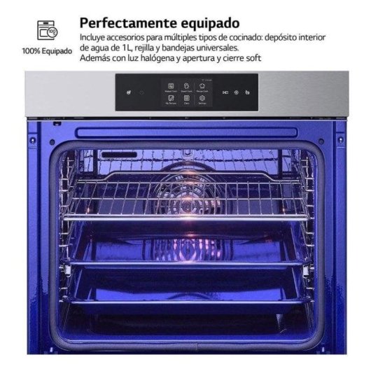 Horno Multifunción LG WS9D7651WS 76L 60cm Hidrolítico A++ con WiFi Inox