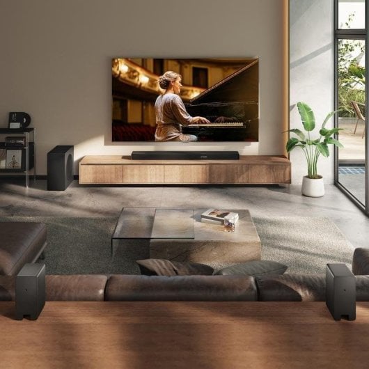 Barre de Sonido Hisense AX5140Q 5.1.4 600W Bluetooth HDMI eARC Dolby Atmos Noire