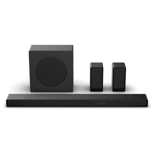 Barre de Sonido Hisense AX5140Q 5.1.4 600W Bluetooth HDMI eARC Dolby Atmos Noire