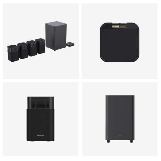 Barre de Son Sonore Hisense HT Saturn 4.1.2 720W Bluetooth WiFi Dolby Atmos Noir