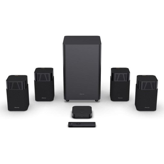 Barre de Son Sonore Hisense HT Saturn 4.1.2 720W Bluetooth WiFi Dolby Atmos Noir