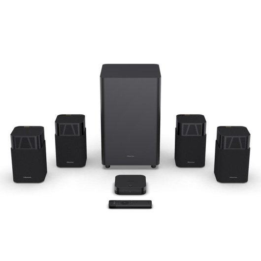 Barre de Son Sonore Hisense HT Saturn 4.1.2 720W Bluetooth WiFi Dolby Atmos Noir