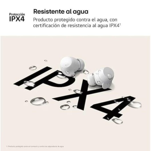 Auriculares LG Xboom Buds Lite inalámbricos Bluetooth con Cancelación de Ruido, hasta 35h, grafeno y resistentes al agua