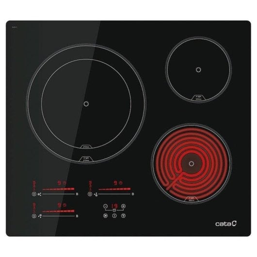 Cata TDM 6003 Piano Cottura a Induzione 59 cm Nero 3 Zone Integrato