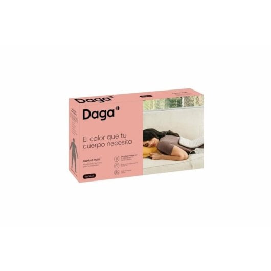 Almohadilla Térmica Daga Confort Multi, 43 x 34 cm, Microfibra, 110 W, 4 Niveles, Intellisense