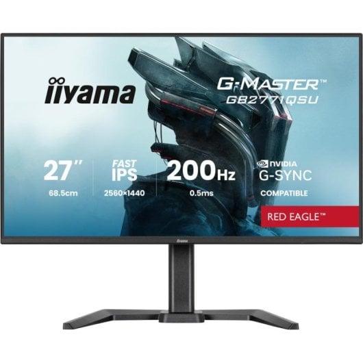 Monitor iiyama G-MASTER GB2771QSU-B1 27" Wide Quad HD 200Hz Fast IPS 0,5 ms G-SYNC, Pivot
