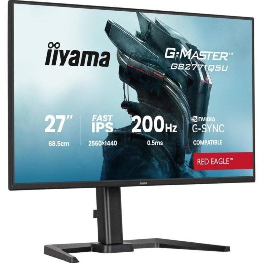 Écran PC iiyama G-MASTER GB2771QSU-B1 27" Wide Quad HD 200Hz Fast IPS G-SYNC HDR