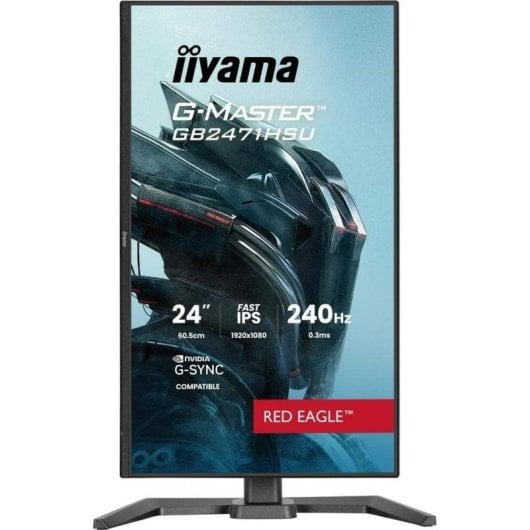 Monitor iiyama G-MASTER GB2471HSU-B1 23,8" FullHD 240Hz Fast IPS G-SYNC HDR10 0,3ms USB-Hub