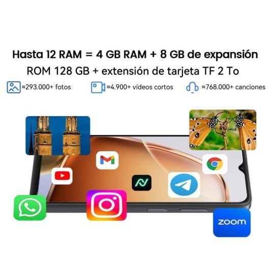 Blackview Wave 9C 12GB 128GB 6.56" IPS 4G Dual SIM IP54 5000mAh Android 15 Schwarz