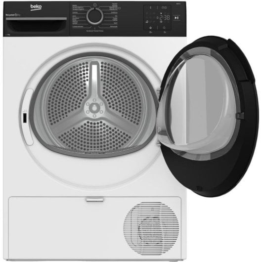 Secadora bomba de calor Beko BM3T37230W 7kg Classe energética E AquaWave Porta reversível