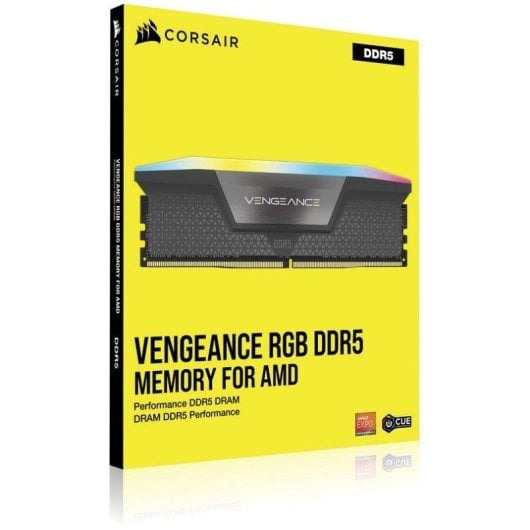 Corsair Vengeance RGB Memórias RAM 64GB (2x32GB) DDR5 5600MHz CL40 AMD EXPO / Intel XMP Cinzentas