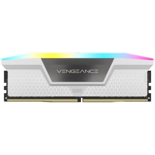 Memoria RAM Corsair VENGEANCE RGB 32GB 2x16GB DDR5 7200MHz CL34 Intel XMP Weiß RGB