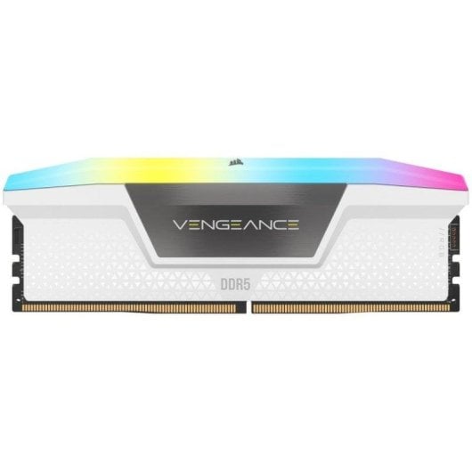 Memoria RAM Corsair VENGEANCE RGB 32GB 2x16GB DDR5 7200MHz CL34 Intel XMP Weiß RGB