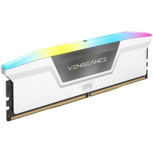 Memoria RAM Corsair VENGEANCE RGB 32GB 2x16GB DDR5 7200MHz CL34 Intel XMP Weiß RGB
