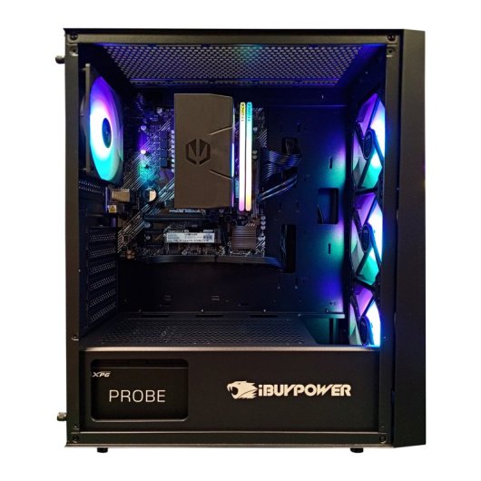 IBUYPOWER Fighter Alay Plus AMD Ryzen 5 8700G 32GB 1TB SSD Gráfica Integrada Windows 11 Pro Wi-Fi 5