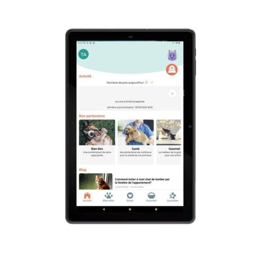 Tablet Archos Yuko 10" 64GB 4G WiFi Bluetooth Tracciatore Attività Animali Bianco