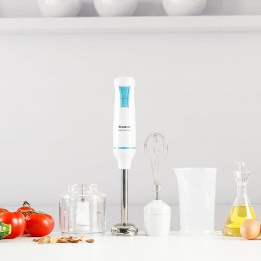 Taurus 916444000 Blender à main 1000W blanc avec accessoires