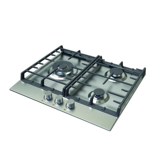 Placa de gas Edesa EGX-6031 TI TR CI B Integrada Acero inoxidable 58 cm 3 zonas