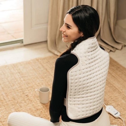 Manta eléctrica Daga Confort Cervical y Espalda 38 x 52 cm 110 W Beige