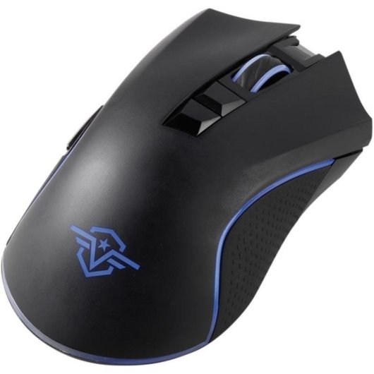 Ratón Vivanco IT-MS G3 USB 9200 DPI Negro 7 Botones Iluminación