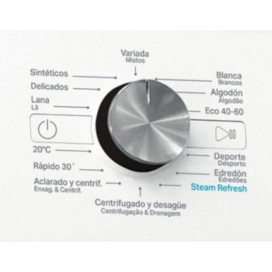 Lavadora Whirlpool FFB 8489 BV SPT Carga Frontal 8 kg 1400 rpm A Blanca Steam Refresh 6th Sense