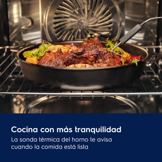Horno elétrico Electrolux COP846X1 72L Preto Inox vapor e autolimpeza pirolítica