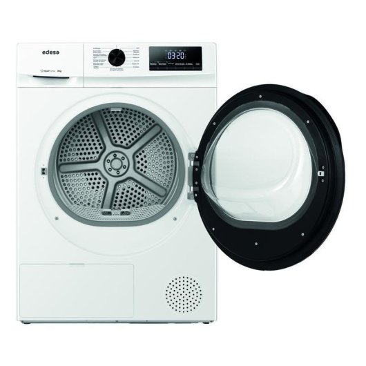 Secadora de bomba de calor Edesa ESP-8150 WH 8 kg Classe D com início diferido
