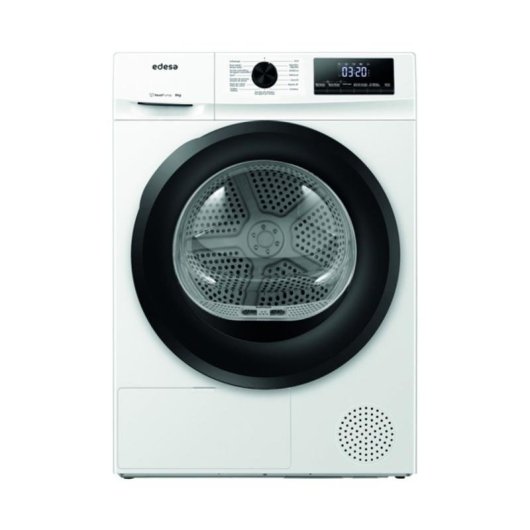 Secadora de bomba de calor Edesa ESP-8150 WH 8 kg Classe D com início diferido