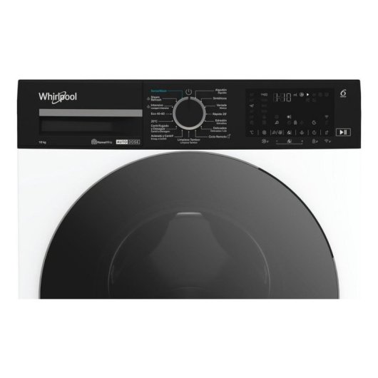 Lavadora Whirlpool WPM 07W ADS SPT Carga Frontal 10 kg 1400 rpm A Blanca WiFi Autodosificación