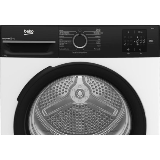 Secadora bomba de calor Beko BM3T30230W 10 kg Clase D AquaWave y EcoGentle