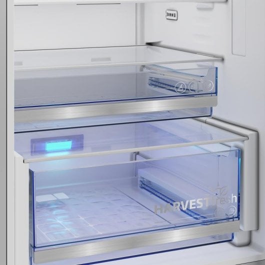 Kühl-Gefrierkombination Beko B5RCNE416HXB No Frost 203cm 415L C Edelstahl LED HarvestFresh
