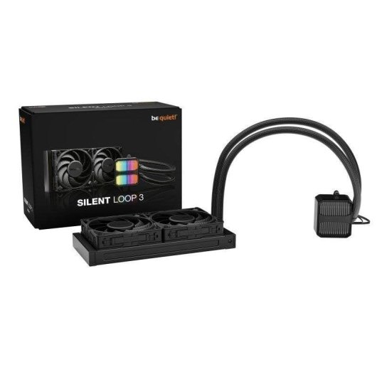 Refrigeración Líquida Be quiet Silent Loop 3 240mm 2 Ventilateurs RGB Multicolore