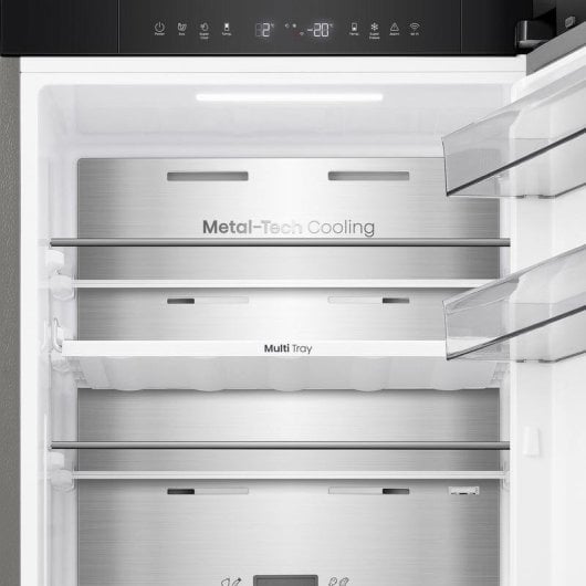 Kühlschrank Combi Hisense RB3K330SAIC No Frost 186cm 330L C Edelstahl WiFi