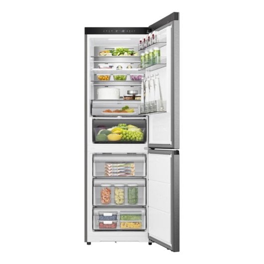 Kühlschrank Combi Hisense RB3K330SAIC No Frost 186cm 330L C Edelstahl WiFi