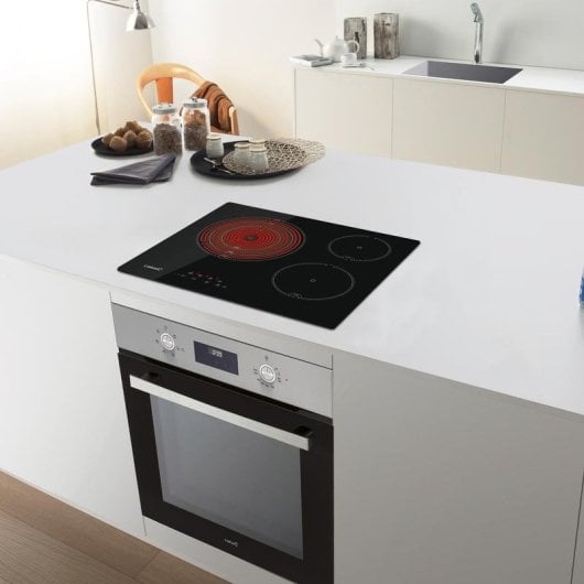 Vitrocerámica Independiente Cata TT 6003 3 Zonas Cocción 59 cm Negro