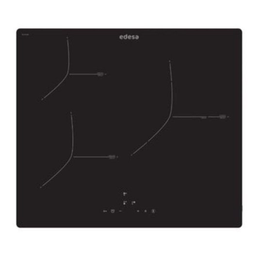 Placa de inducción Edesa EIT-6328 R Integrada 59 cm Negra 3 Zonas