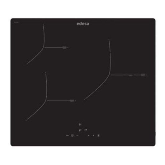 Placa de inducción Edesa EIT-6328 R Integrada 59 cm Negra 3 Zonas