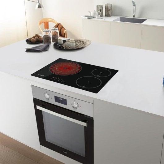 Vitrocerámica Cata TT 5003/G Integrada 60 cm 3 Zonas Control Táctil