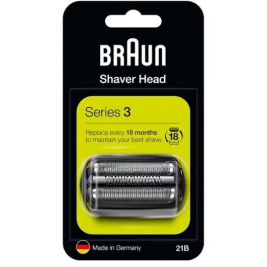 Braun Series 3 Kombipack 21 B neu Tête de rasage Noir/Inox