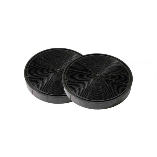 Mepamsa 112.0569.558 Filtros de Carvão Ativo para Exaustor, Pack 2 Unidades, Preto