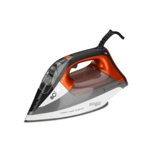 Solac CVG9511 Dampfbügelstation 2800 W, 190 g/min, Schwarz/Orange/Weiß