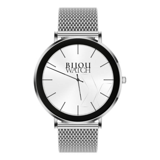 Maxcom FW27 Selenium Bluetooth 45mm AMOLED Silber IP67 SpO2 Puls Schlaf Herzfrequenz