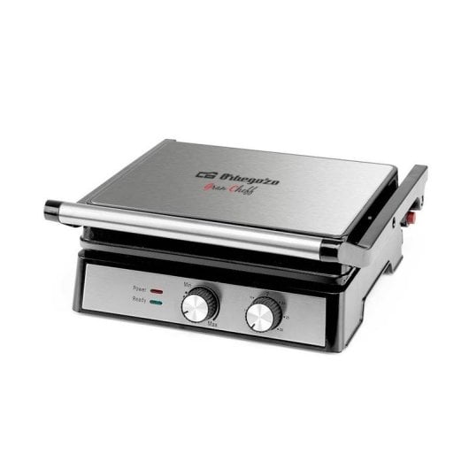 Orbegozo GR 4580 Kontaktgrill 2000 W Schwarz/Silber 290 x 240 mm