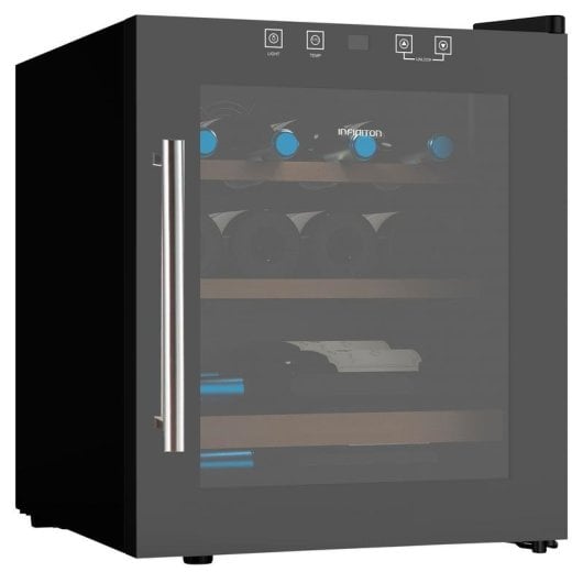 Vinoteca Infiniton WFL-15C 15 Botellas Crystal Black No Frost Control Electrónico