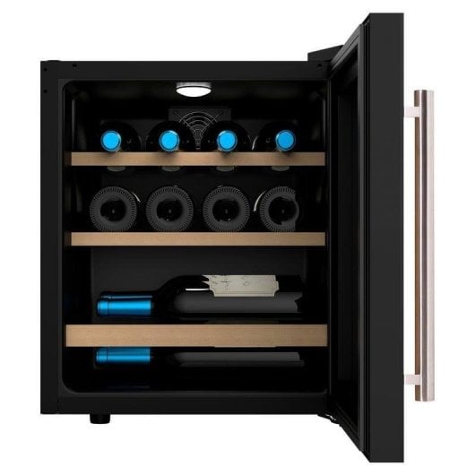 Vinoteca Infiniton WFL-15C 15 Botellas Crystal Black No Frost Control Electrónico