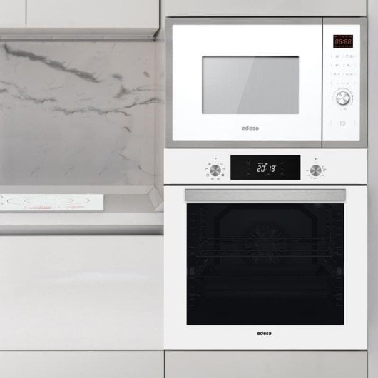Horno eléctrico Edesa EOE-7040 WH 80 L Blanco con autolimpieza y pantalla